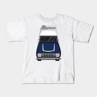 Ford Bronco 1st gen - Dark Blue Kids T-Shirt